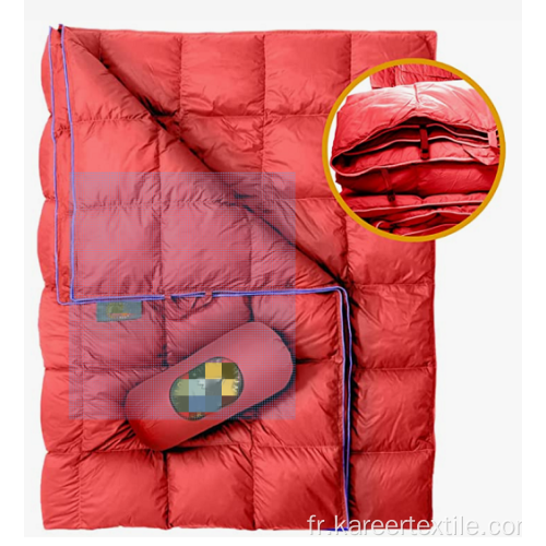 Couverture de plumes d'hiver d'hiver ultra-légère